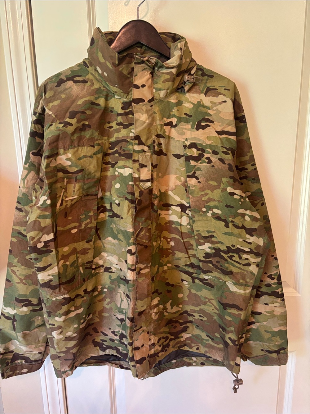 Men's Military Field Jacket - Multicam Camo for extreme cold/wet weather